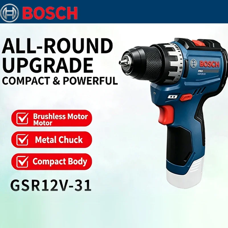 Home Appliances - مثقاب كهربائي بوش GSR 12V-31 بدون