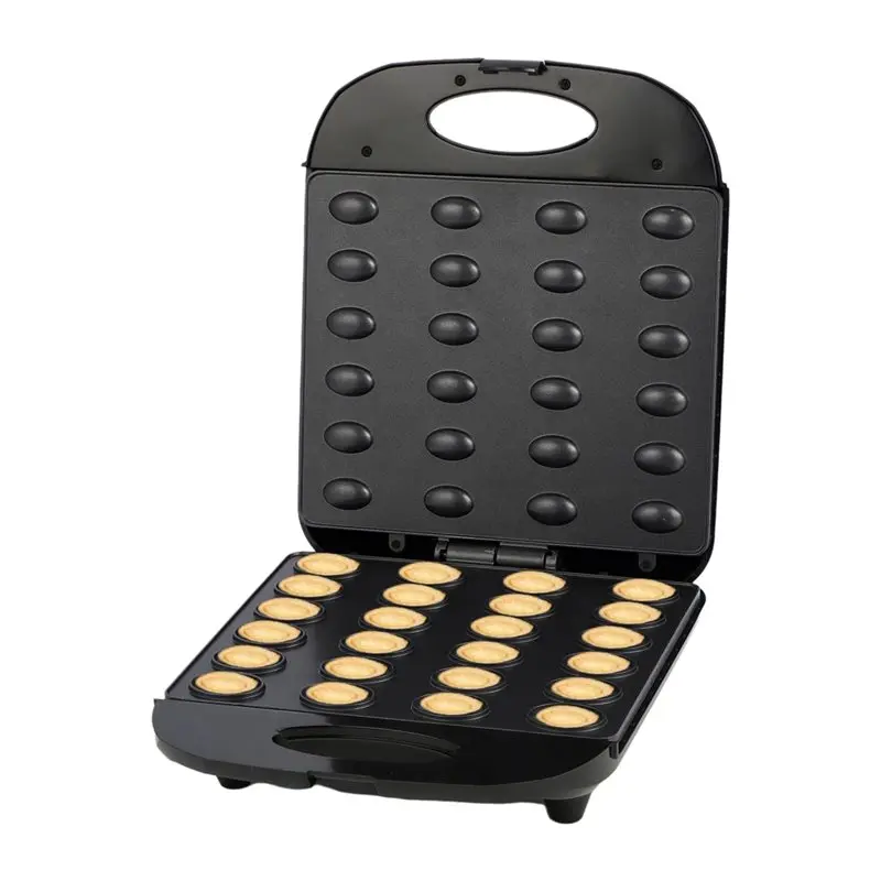 Mini Waffle Maker Machine - صانعة بسكويت الجوز الكهربائية، قالب كيك