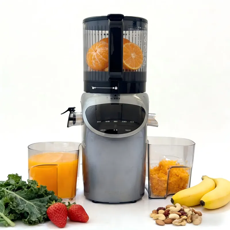 Electric Slow Juicer Cold Press - عصارة كهربائية بطيئة السرعة 6.3 بوصة،