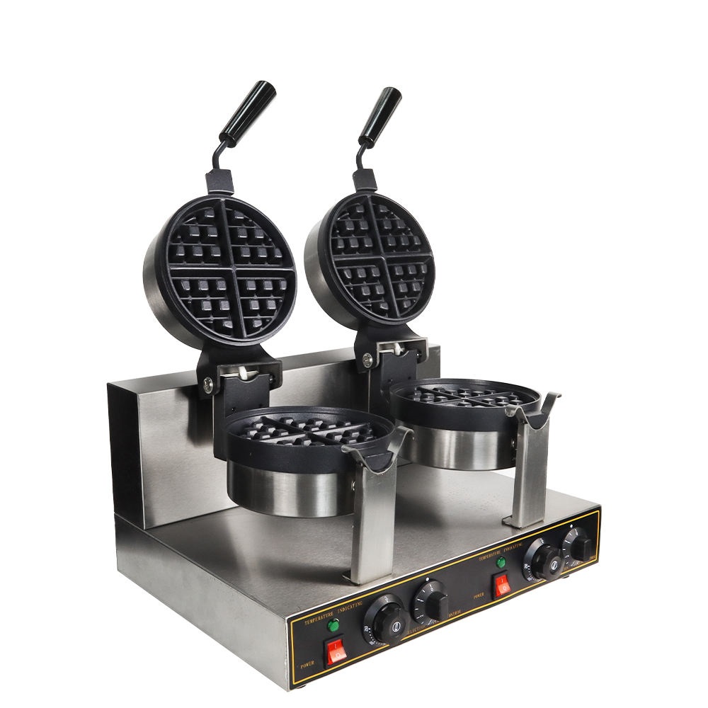 Mini Waffle Maker Machine - ماكينة وافل بلجيكية كهربائية مزدوجة صغيرة