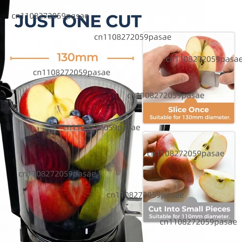 عصارة فواكه بفتحة واسعة وسرعة  - مراجعة Electric Slow Juicer Cold Press وسعره