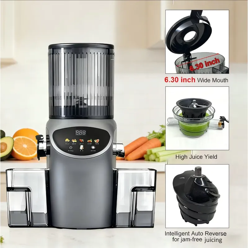 عصارة كهربائية بطيئة السرعة 6. - مراجعة Electric Slow Juicer Cold Press وسعره