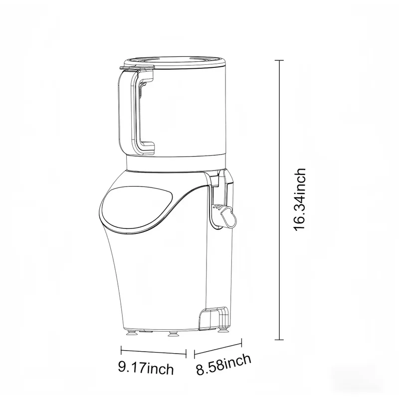 عصارة كهربائية بطيئة السرعة 6. - مراجعة Electric Slow Juicer Cold Press وسعره