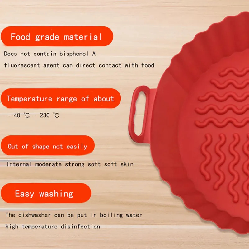 بطانات سيليكون لقلاية الهواء،  - مراجعة Air Fryer Silicone Pot Liner وسعره